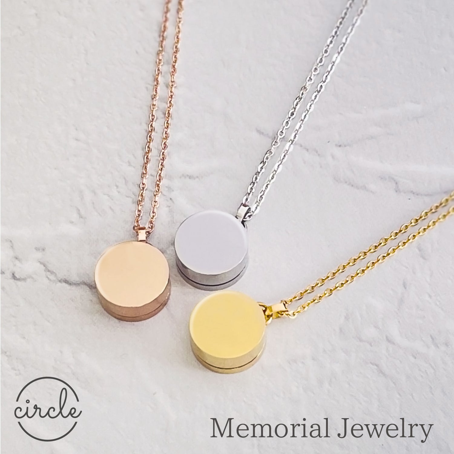 遺骨ペンダント（サークル）ASHIFa