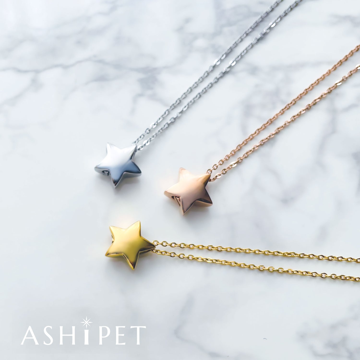 遺骨ペンダント（スター）ASHIPET